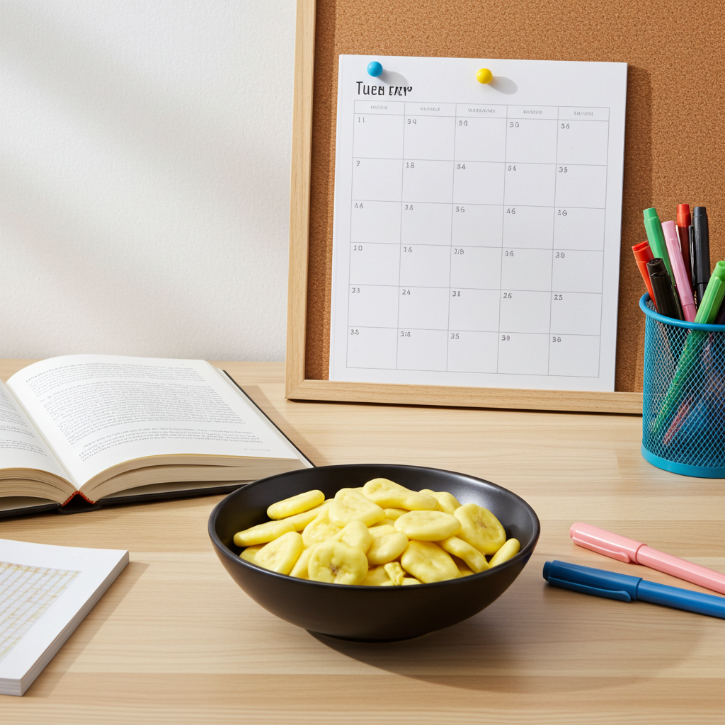 Bananenchips mit Joghurt-Schokolade