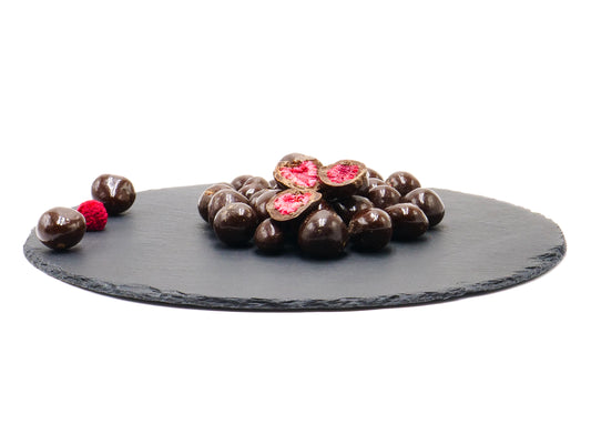 Himbeeren-Zartbitter-Schokolade