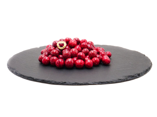 Johannisbeeren mit weißer Schokolade