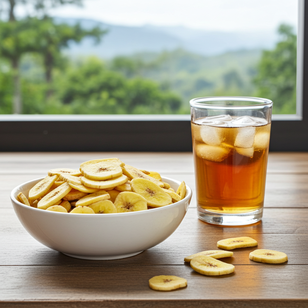 Bananenchips (getrocknet)