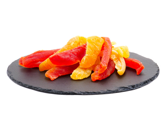 Papaya-Melonenstreifen
