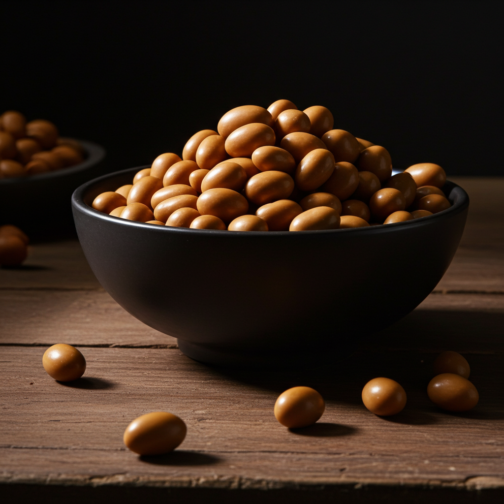 Erdnusskerne in Meersalz-Karamellschokolade