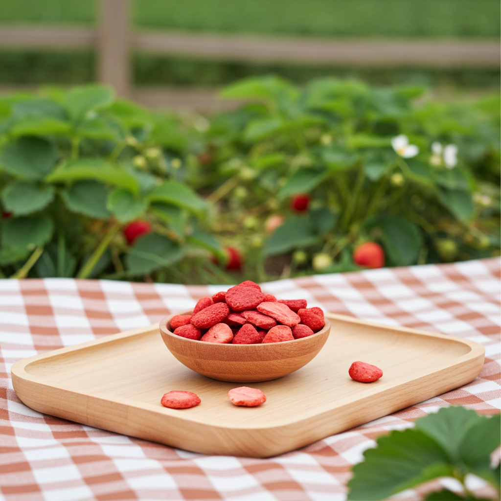 Erdbeeren (gefriergetrocknet)