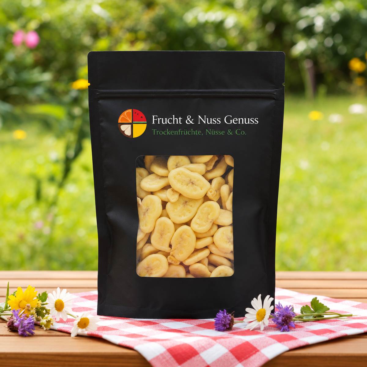 Bananenchips mit Joghurt-Schokolade