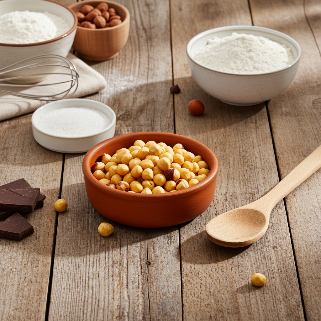 Haselnusskerne (blanchiert & geröstet) - Piemonte