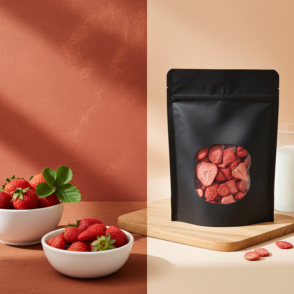 Erdbeeren (gefriergetrocknet)