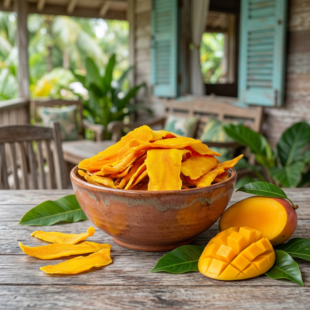 Mango (getrocknet, Natur, mit Mangosaft)