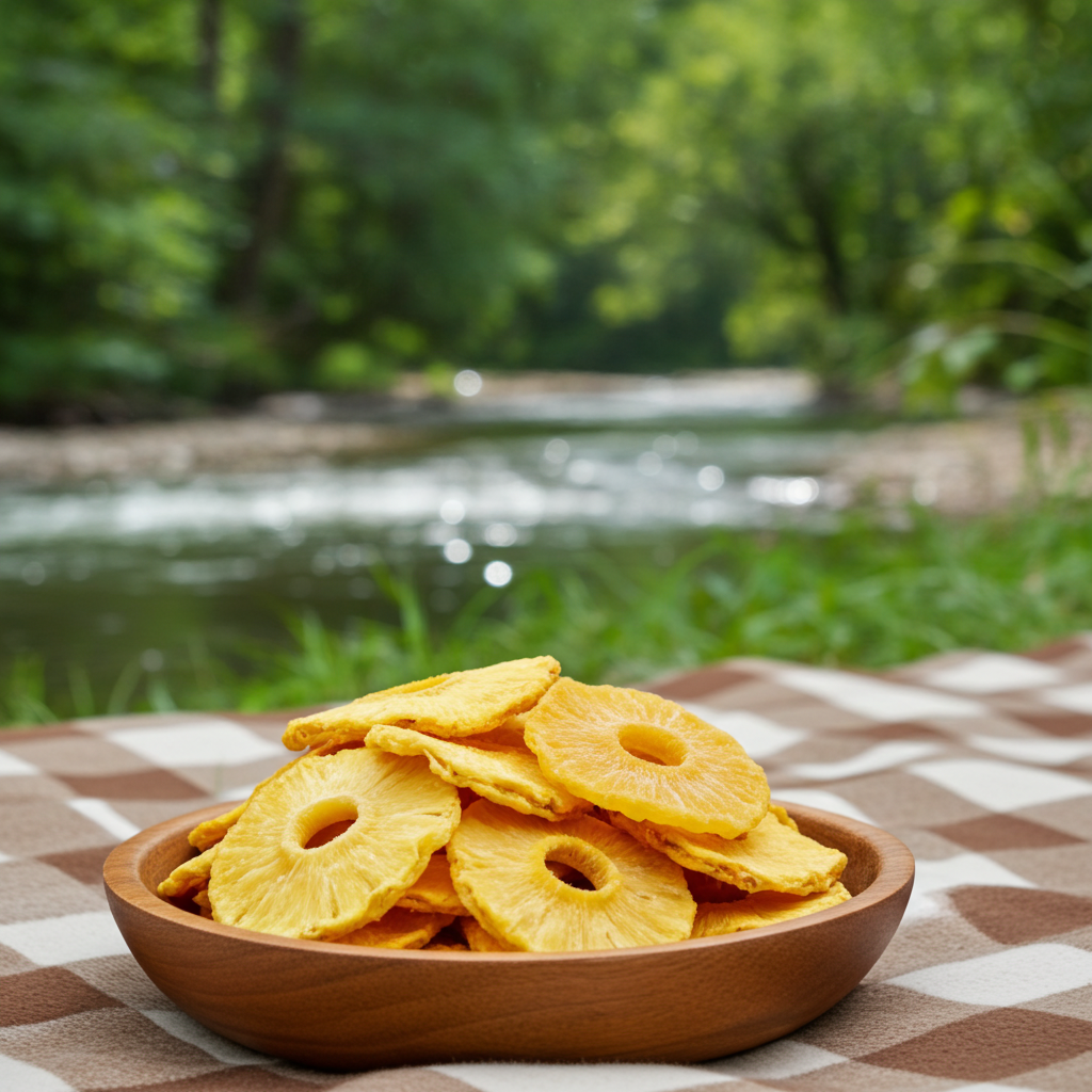 Ananasringe (getrocknet, natur)