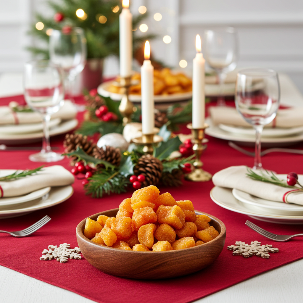 Apfelstücke getrocknet (mit Zimt & Zuckerkruste)