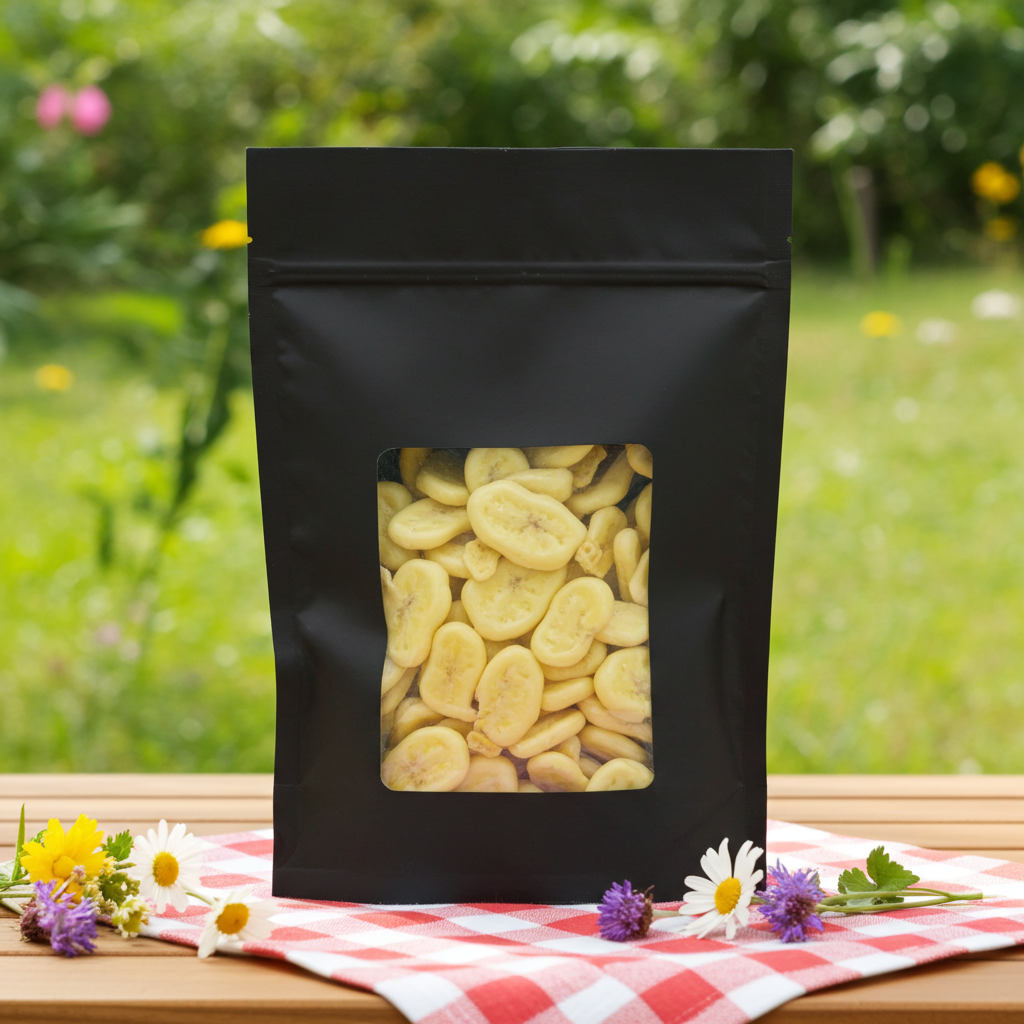 Bananenchips mit Joghurt-Schokolade