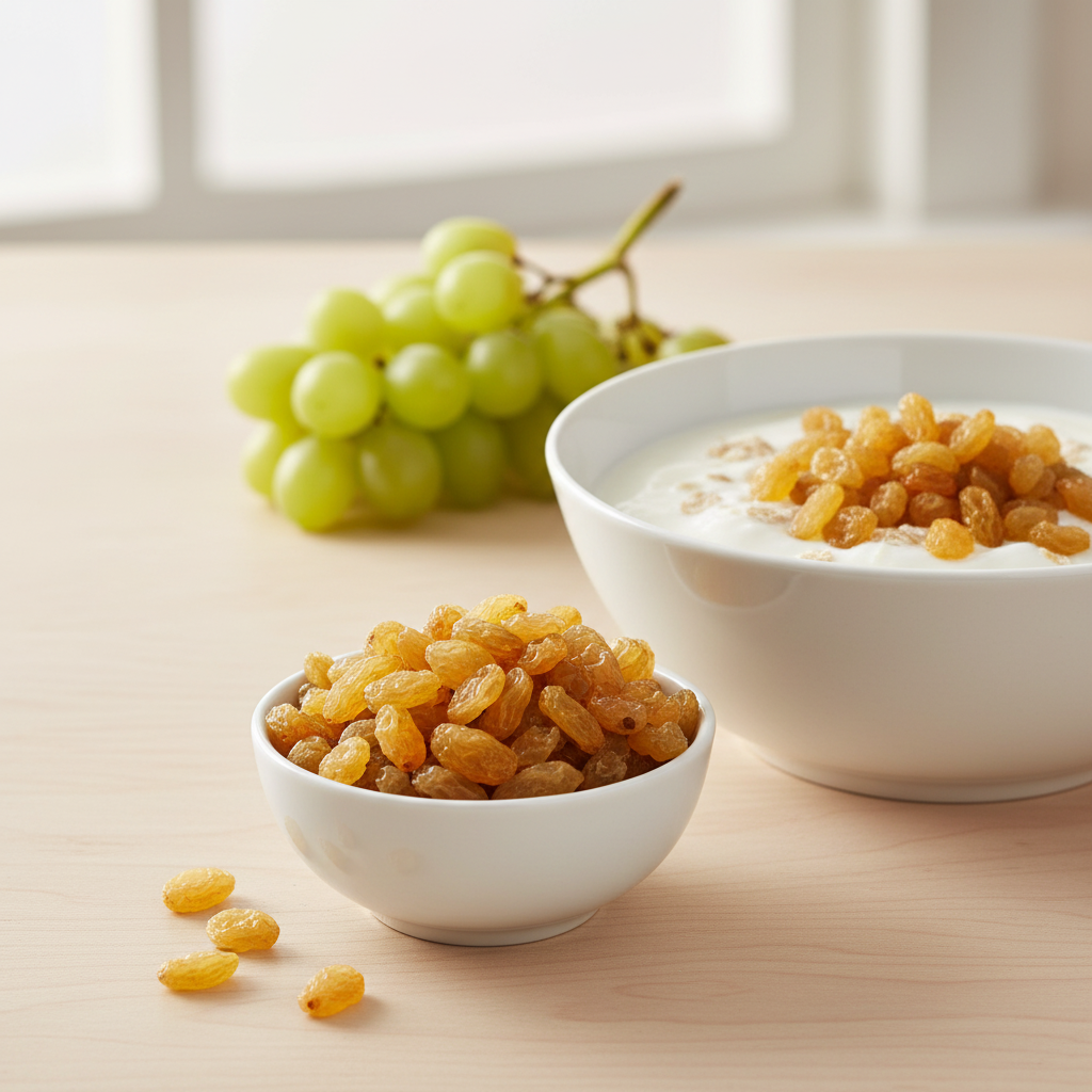 Raisins (dried, light)