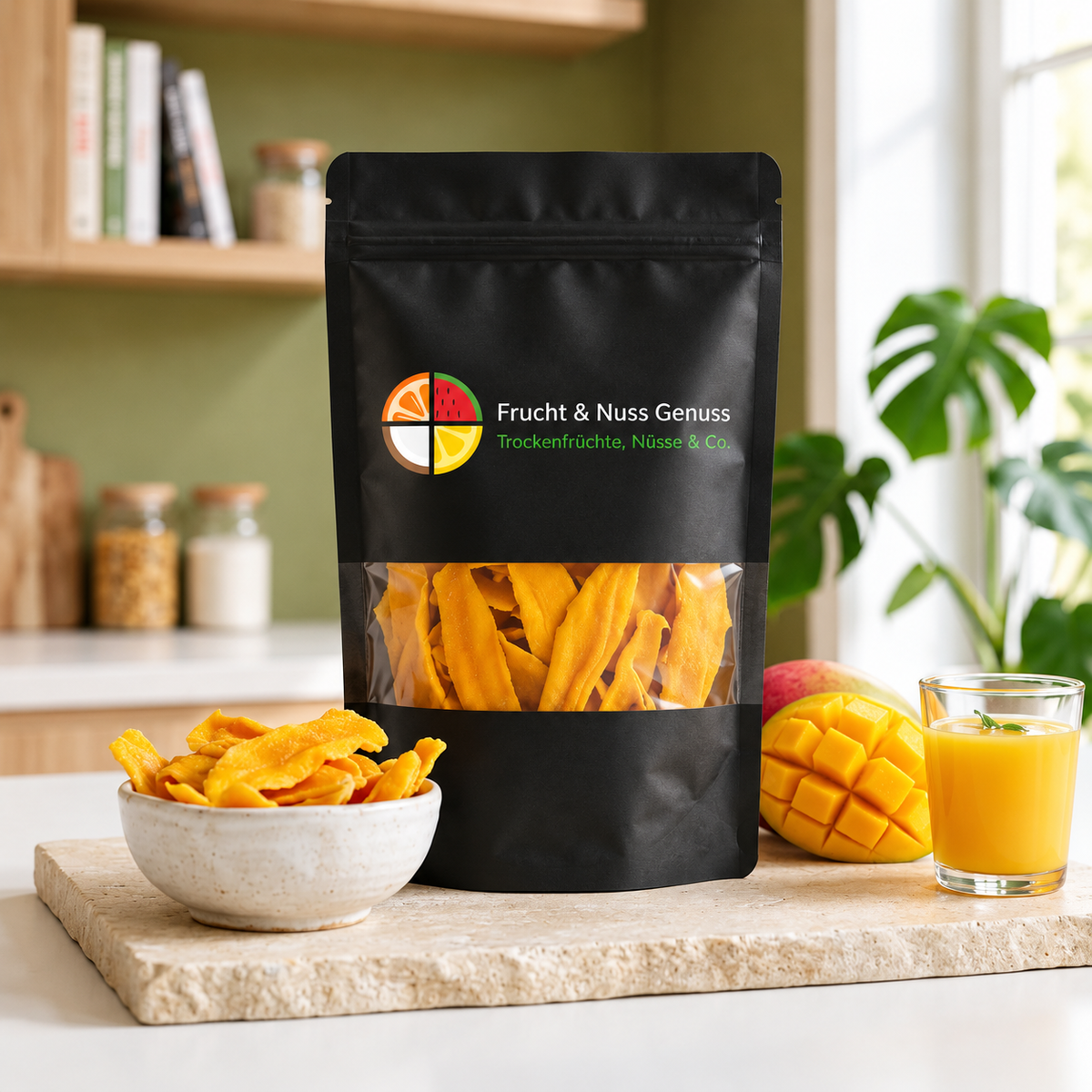 Mango (getrocknet, Natur, mit Mangosaft)