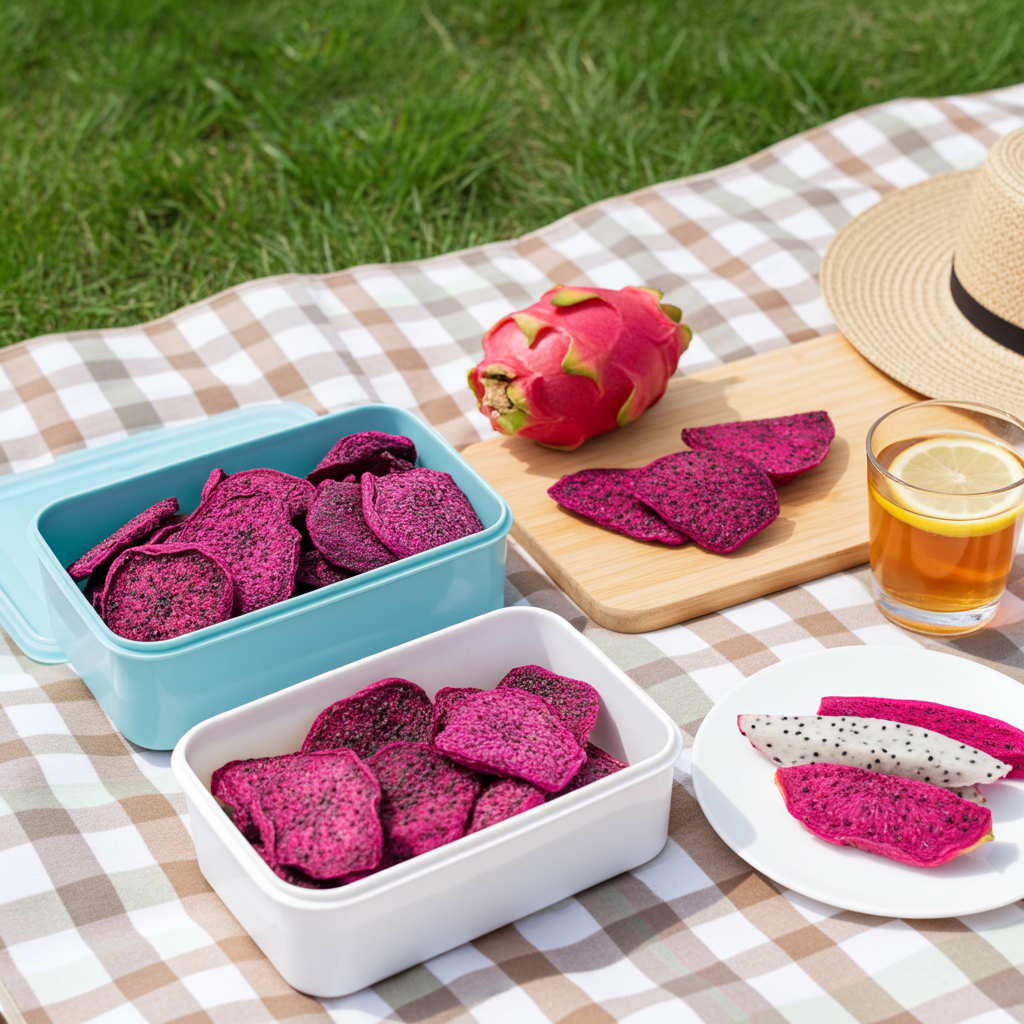 Drachenfrucht (Pitahaya Scheiben)