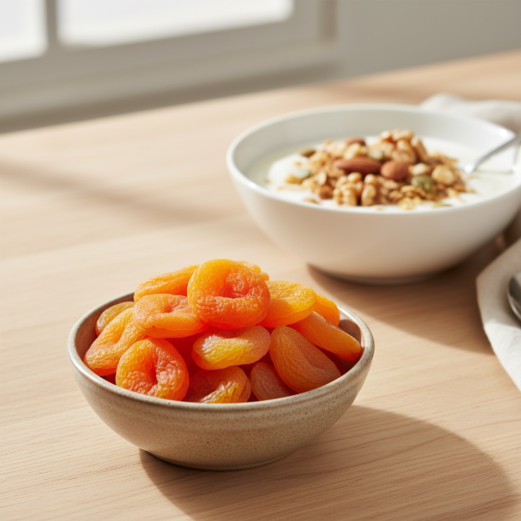 Wild apricots (dried, tart)