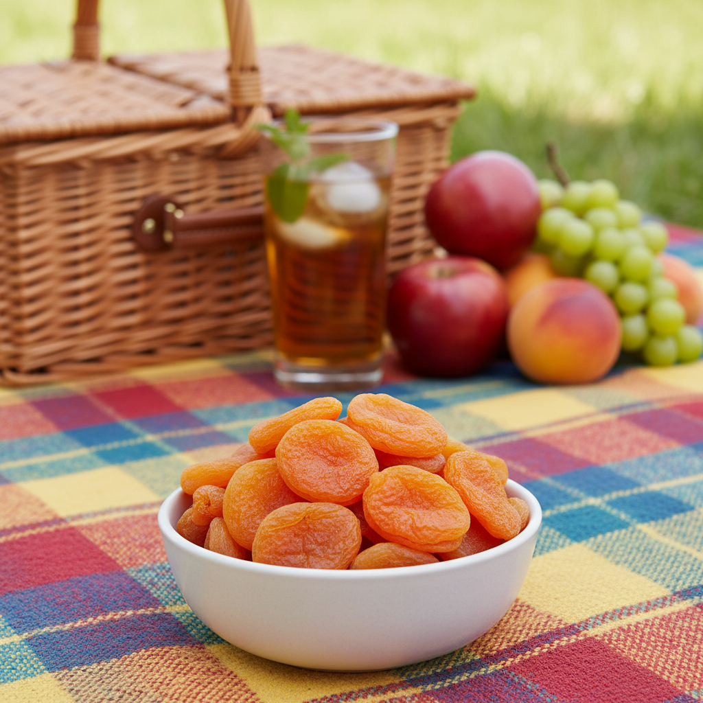 Wild apricots (dried, tart)