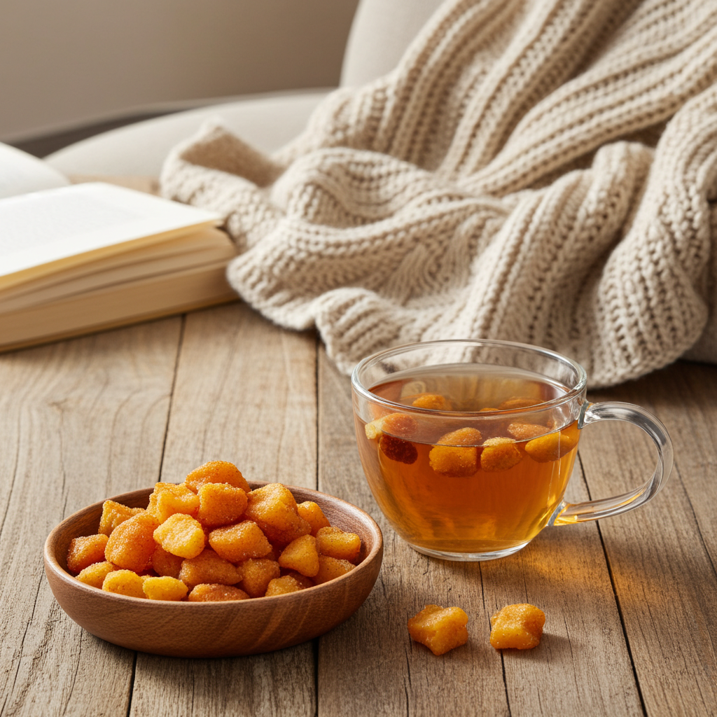 Apfelstücke getrocknet (mit Zimt & Zuckerkruste)