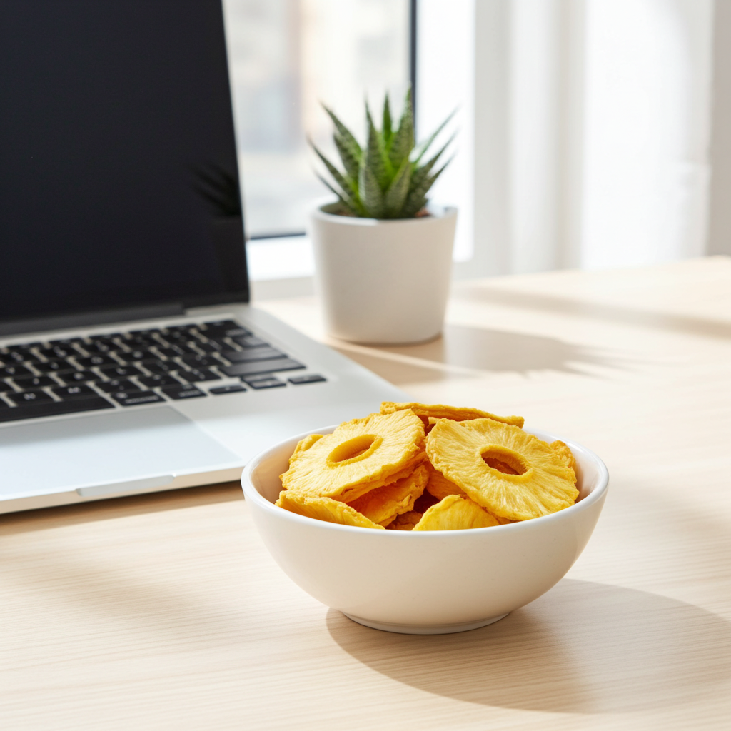 Ananasringe (getrocknet, natur)