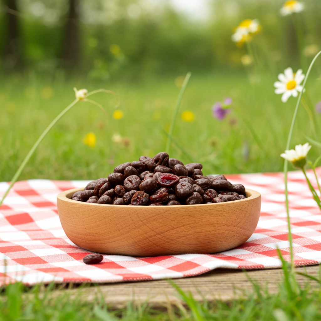 Cranberries mit Zartbitterschokolade