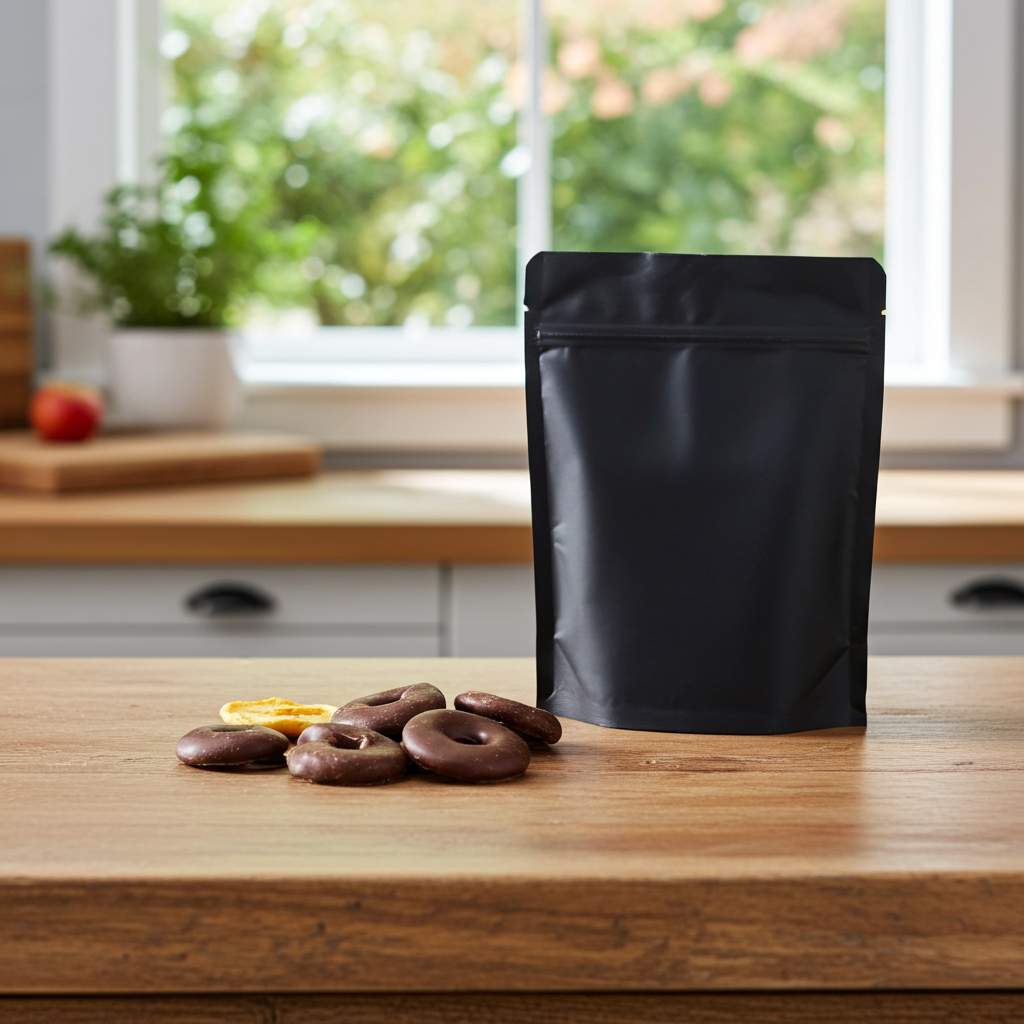 Apfelringe mit Zartbitter-Schokolade