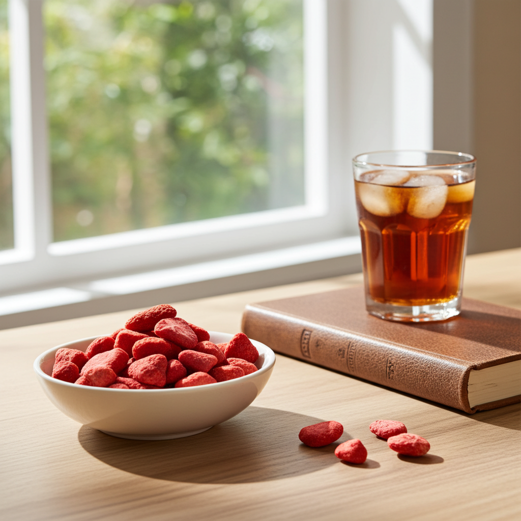 Erdbeeren (gefriergetrocknet)