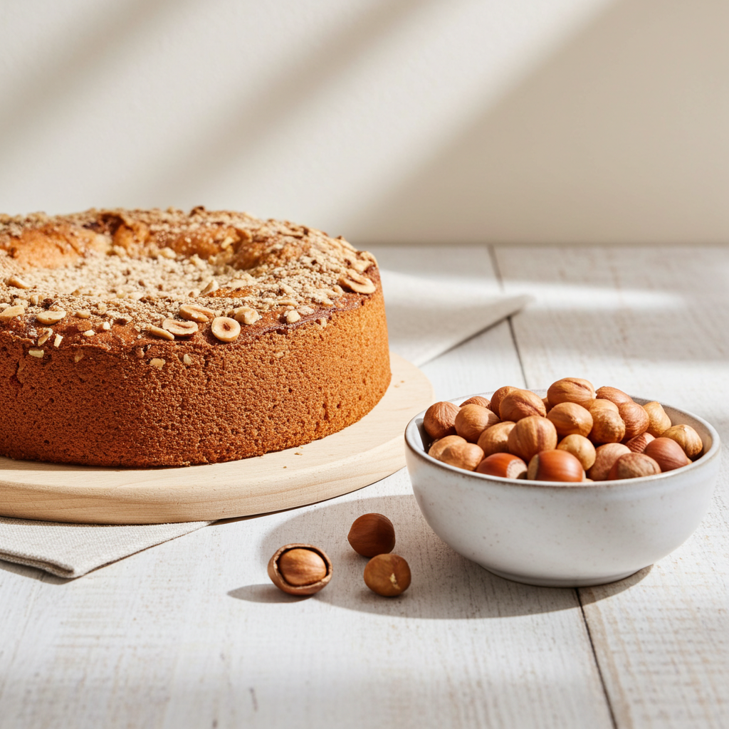 Haselnusskerne (mit Haut, runde Römer)