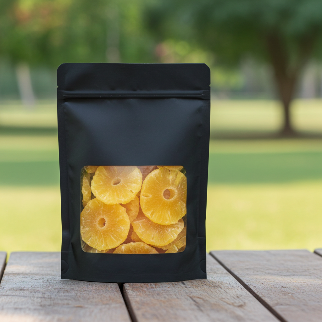 Getrocknete Ananasringe kandiert – Frucht & Nuss Genuss