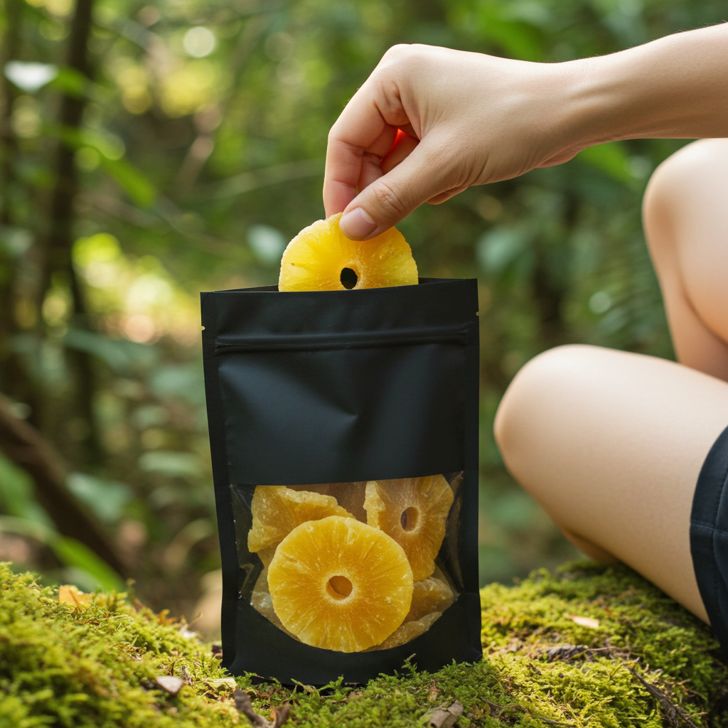 Getrocknete Ananasringe kandiert – Frucht & Nuss Genuss